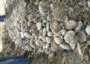 Sack Stone Wall Dây lồng Lồng Gabion Cột Dạng túi Dệt lưới ISO 9001