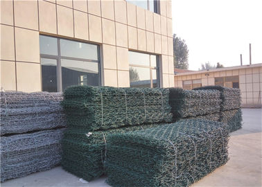 Cục Gabion được gia cố quân sự Hexagonal Galvanized Wire với Sợi Selvedge 3,4mm