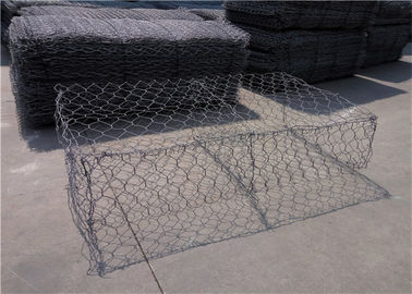 Cục Gabion được gia cố quân sự Hexagonal Galvanized Wire với Sợi Selvedge 3,4mm