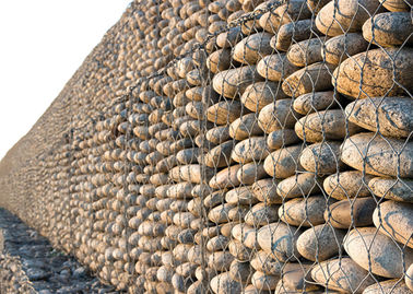 Dễ dàng lắp đặt Chuồng Gabion hàn / Giỏ Gabion / Chuồng Gabion chứa đá với kích thước lưới 75mmx75mm