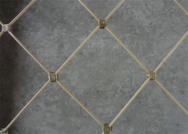 Twill Dệt Rockfall Bảo vệ Lưới Nhện Xoắn ốc Lưới Màu Bạc