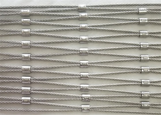 Thép không gỉ 316 lưới dây với kết nối dây chuyền cho động vật vườn thú chim