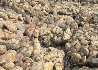 Kiểm soát lũ 4.0mm Gabion lưới lồng cho Stone Sack hộp gabion sông lấp đầy túi gabion PVC phủ túi gabions