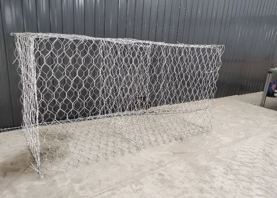 Giỏ Gabion kim loại 3x1x0,5m 80x100mm Ổn định bờ sông Hộp dệt