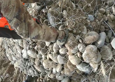 Thép mạ kẽm Gabion Lưới Lồng Lồng Nova-051 Dễ dàng lắp đặt